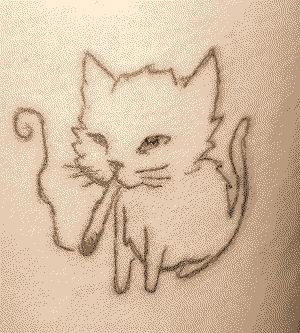 cat tattoo